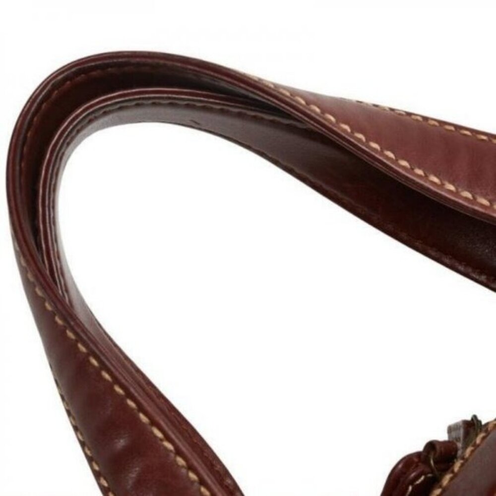 Authentic CHANEL CC Wild Stitch Vintage Quilted Bowler Hand Bag Lambskin - Picture 9 of 10